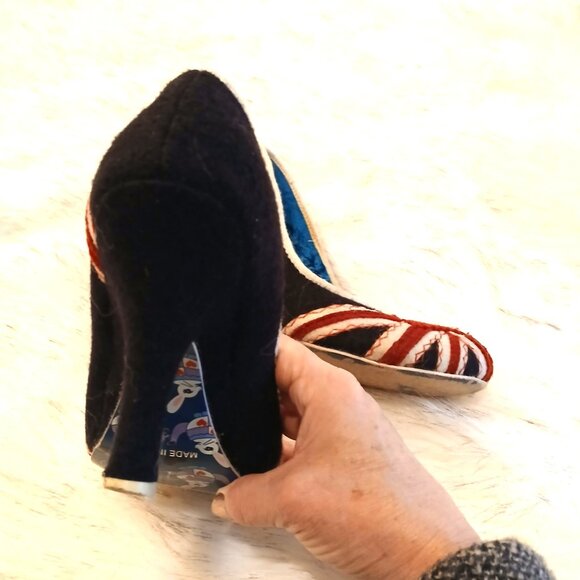 IRREGULAR CHOICE - Union Jack Pumps - Picture 10 of 10